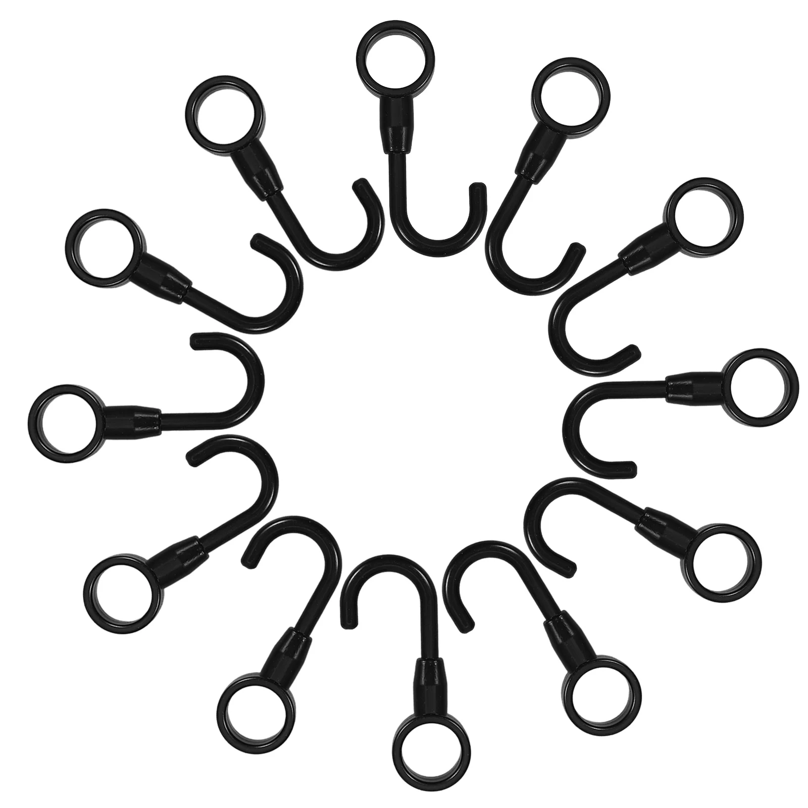 

50 Pcs Plastic Hanger Coat Rack Fixing Buckle Windproof Anti Slip Coat Hook Rack Home Storage Kitchen Microwave