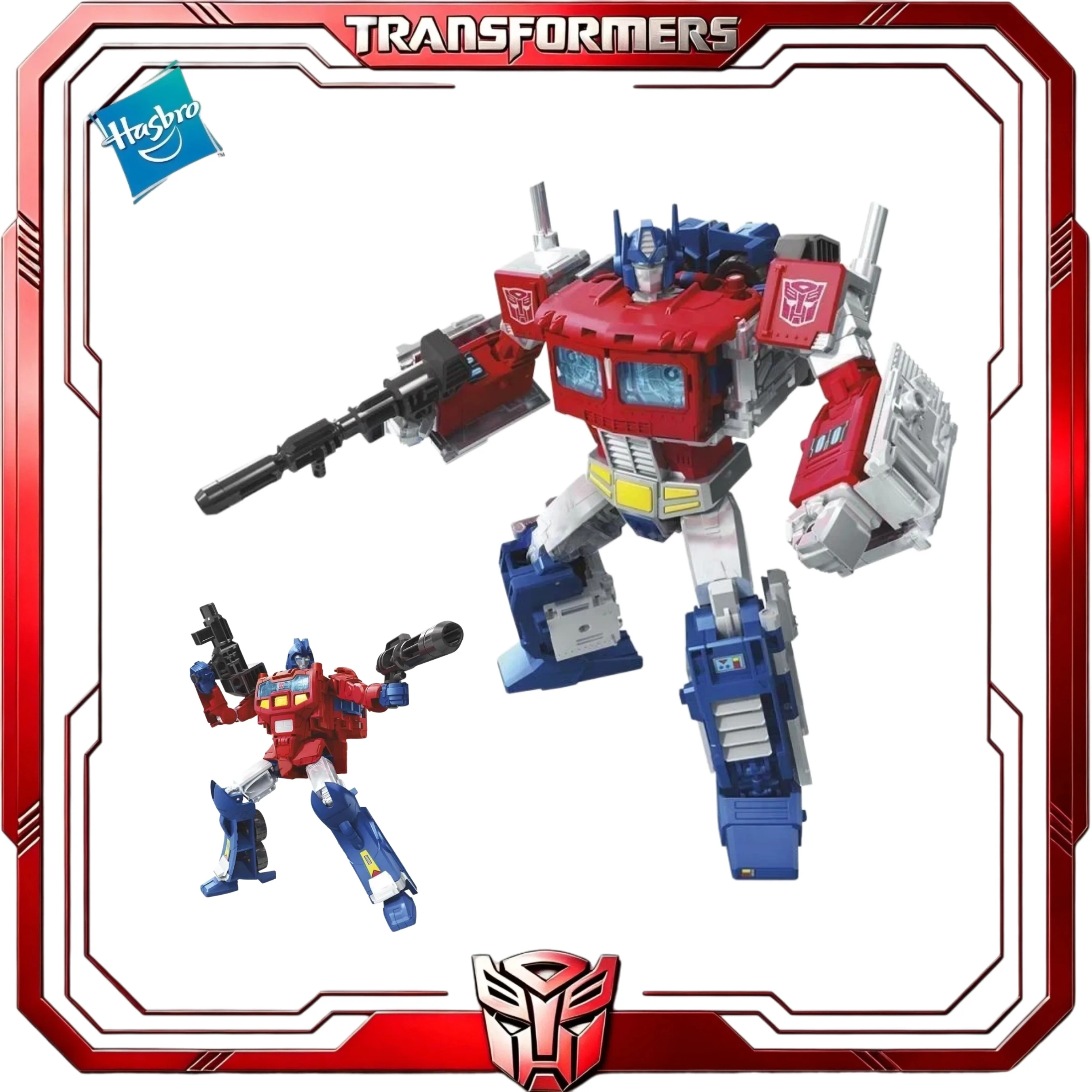 In Stock Hasbro Transformers Power of the Primes Optimus Prime G1 Autobot Hobby Collection Gift Figure view 2