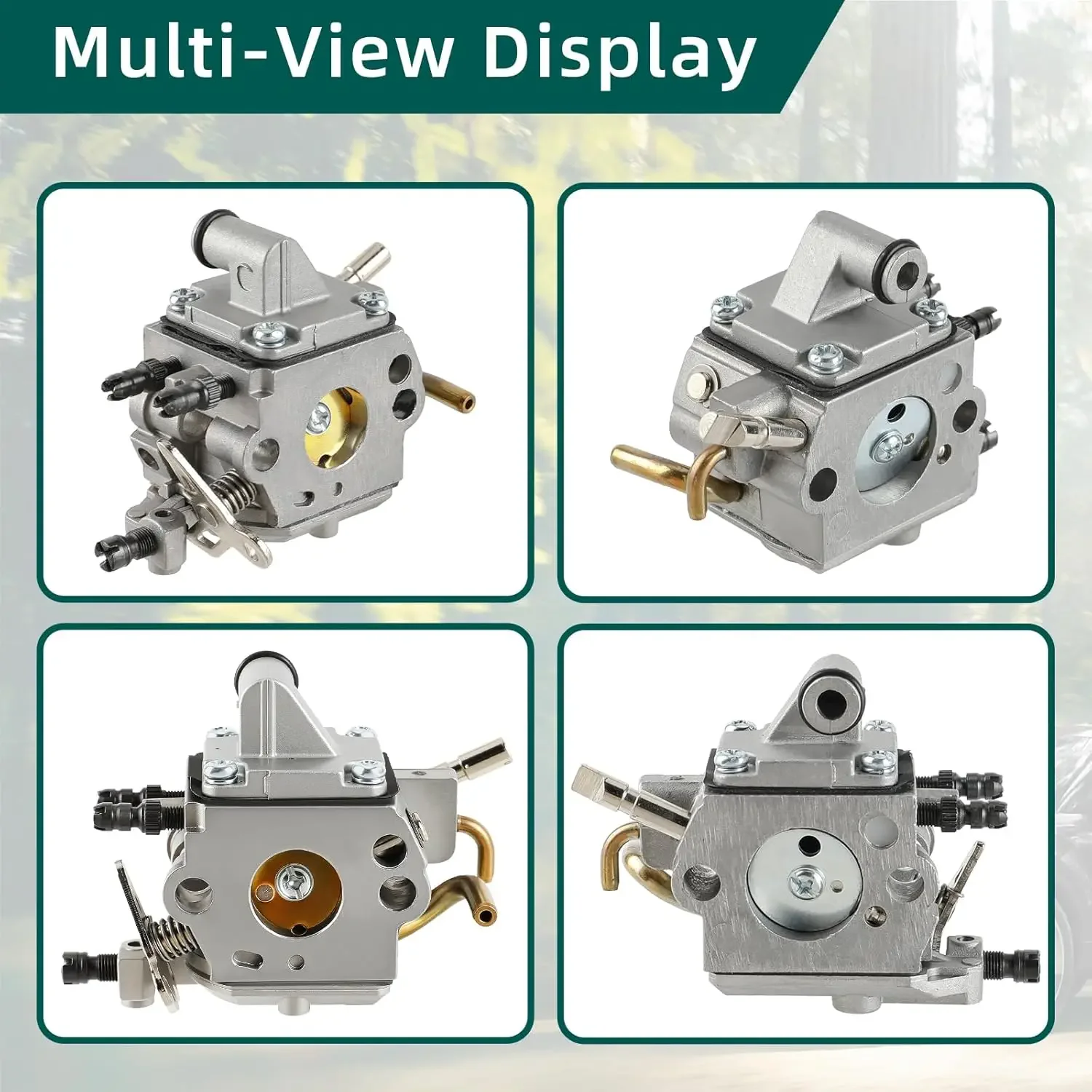 1137-120-0650 Carburetor Fits for Stihl MS192 Chainsaw Carb Replace Zama C1Q-S258 with Fuel Line Filter Spark Plug Tune-up Kits