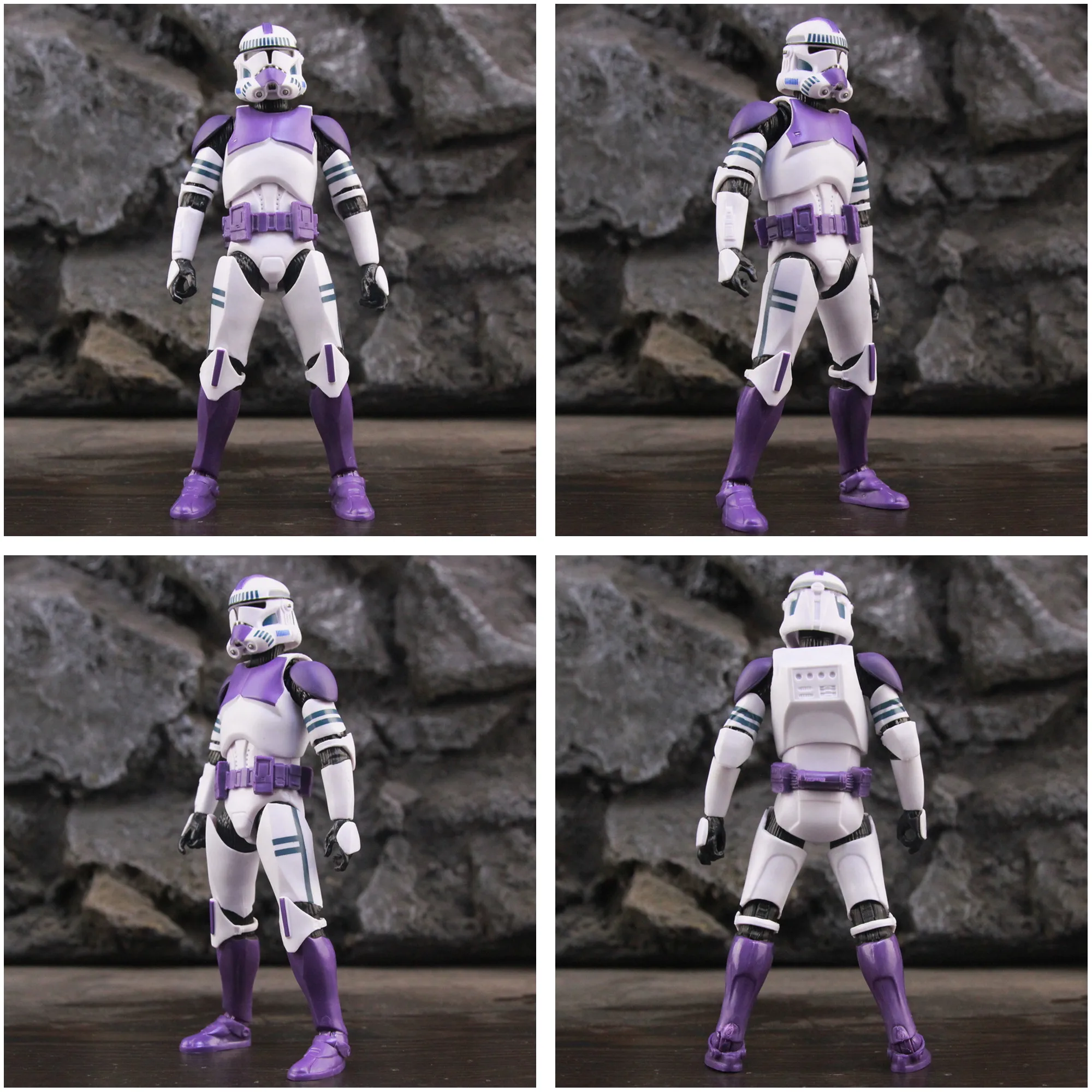 Новое тело 187-го легиона Purple Phase II P2 ARF Trooper Rocket Team Leader 6 дюймов Фигурка Mace Windu Republic Grand Army Clone