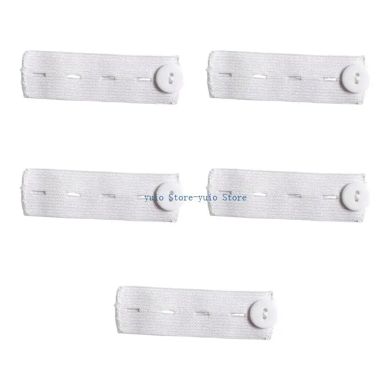 

X7XB Stretchy Waistband Adjuster For Trousers No Drilling Required Breathable Cotton Material Pregnancy Support