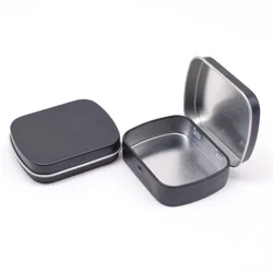 Tin Iron Box Mini Candy Case Portable Storage Holders Small Universal Jewelry Organizer Desktop Card Storage Pocket Empty Cover