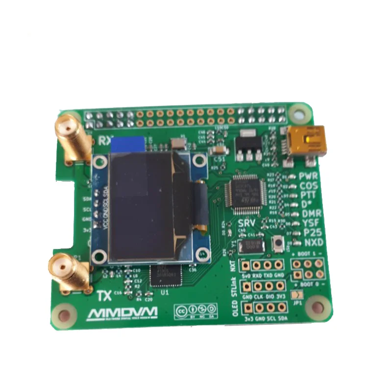 

NEW V1.3 MMDVM DUPLEX hotspot Support P25 DMR YSF NXDN DMR SLOT 1 and SLOT 2 with oled and usb for Raspberry pi