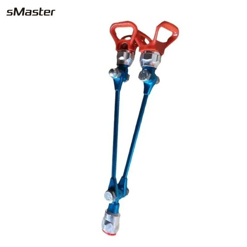 Dual Nozzle Flexible Airless Sprayer dual Head Extension Rod and Adjustable Spraying Direction Improving Work Efficiency Tools