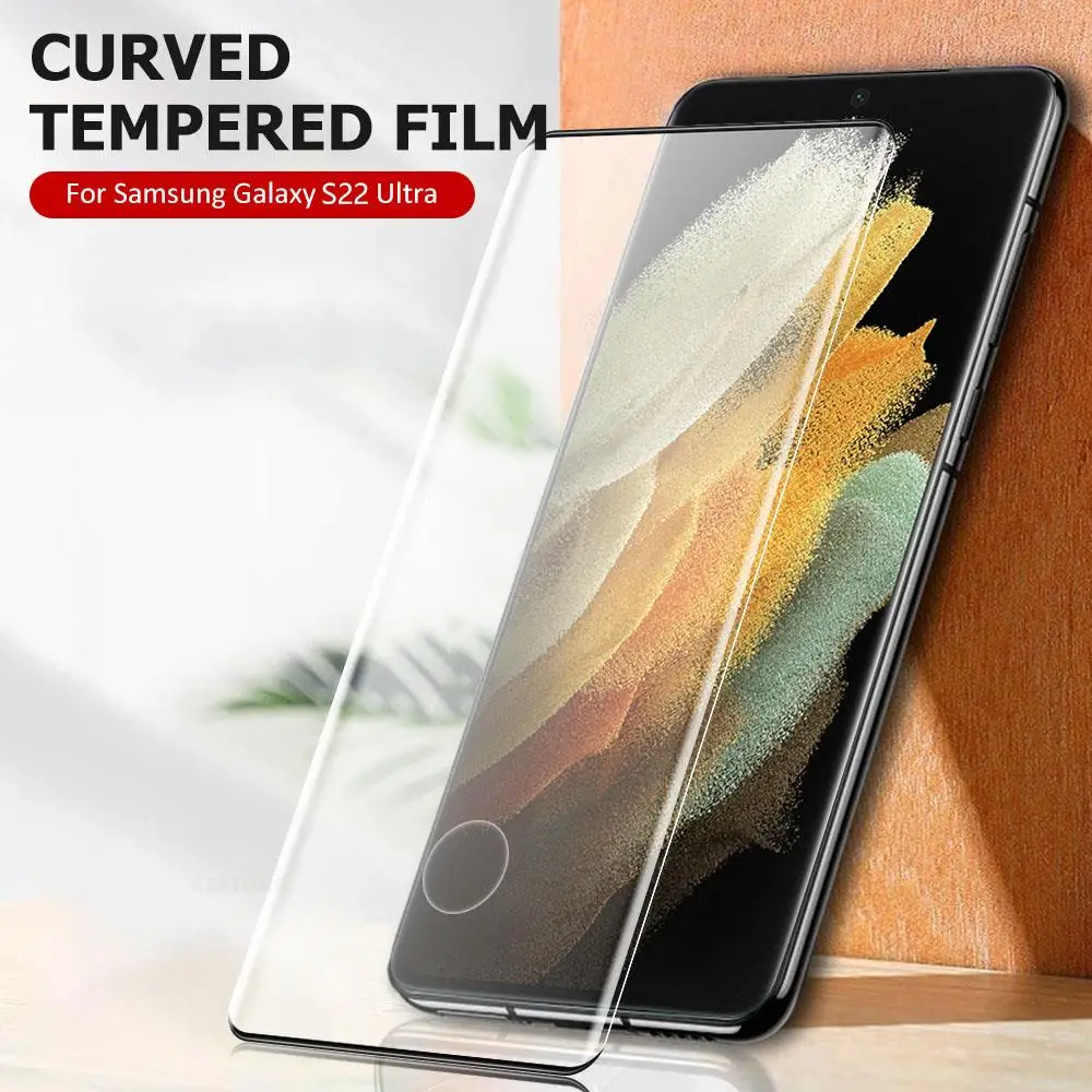 Full Cover Glass For Samsung Galaxy S22 S21 S23 Ultra S21 Plus Screen Protector Tempered Glass S 22 21 Ultra 5G glass