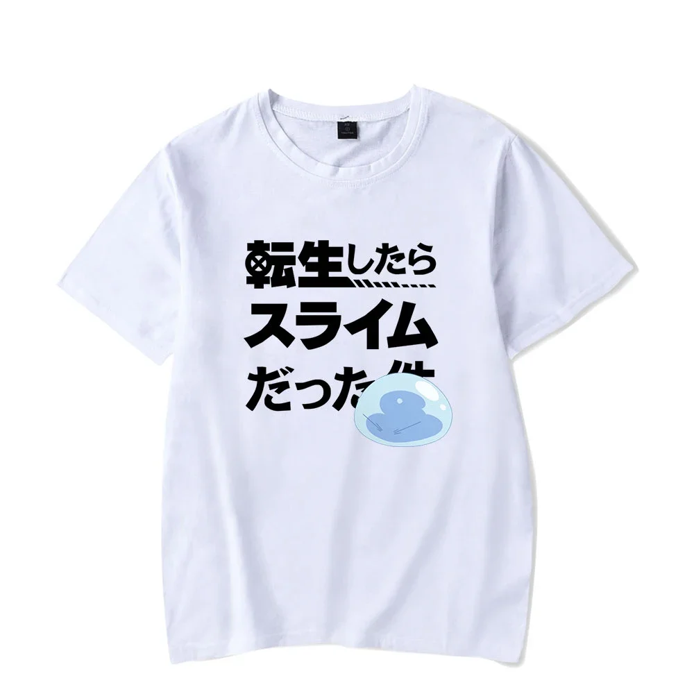 Cute Women T-shirt That Time I Got Reincarnated As A Slime Print Short Sleeve Tee Shirt Female Fashion Casual Streetwear Tops