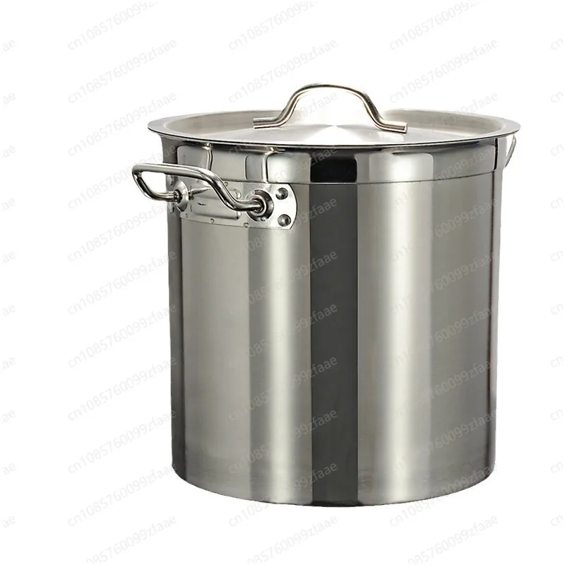 

Stainless Steel Thickened Soup Bucket 60cm Commercial Large Capacity, Double Bottom Brine Pot