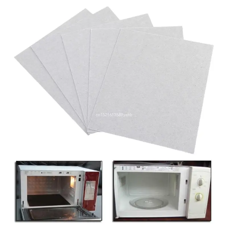 5 個マイカプレートシート電子レンジ交換部品 120 × 150 ミリメートルユニバーサル美的ドロップシップ