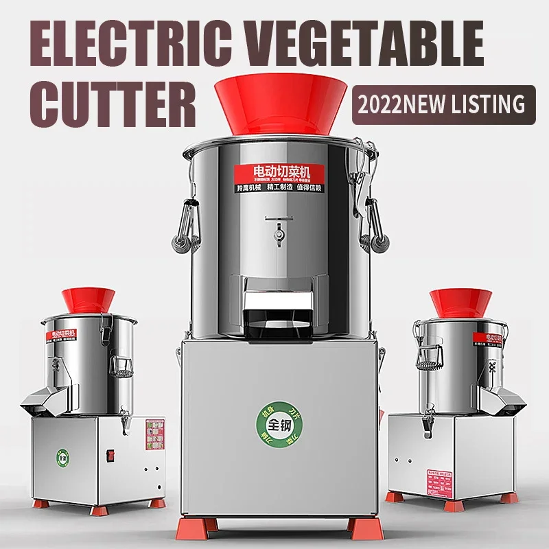 Commercial Vegetable root and stem  potato onion shredder/Fresh meat celery bean Cutter And Onion Chopper Dicer