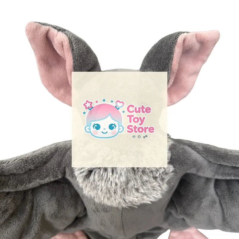 

Прекрасная серая летучая мышь, плюшевая кукла-летучая мышь, плюшевая подушка для мальчиков и девочек, украшение на Рождество, Хэллоуин, праздничные подарки