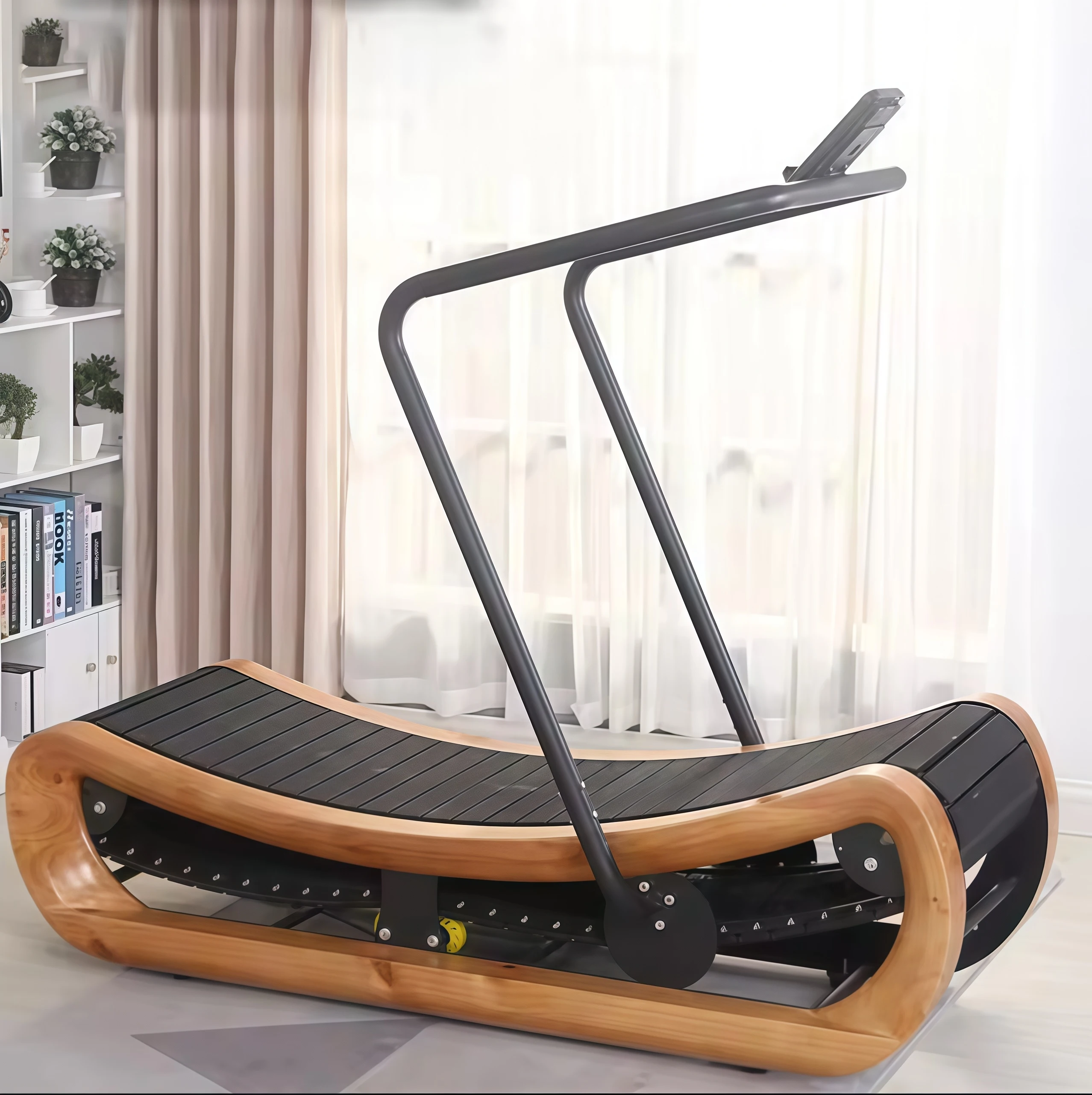 Commercial Curved Surface Unpowered Gymnasium Treadmill Mechanical Unassisted Aerobic Equipment by Wooden  Manufacturers