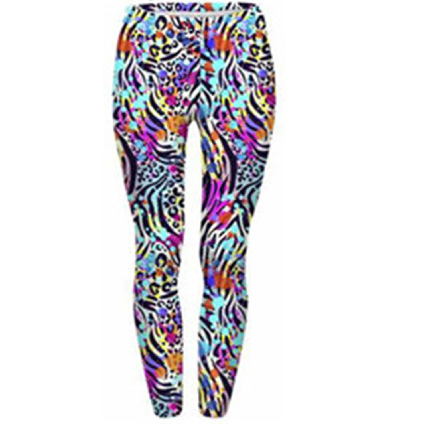 High Waist Printed Leggings Women Butt Lifting Elastic Summer Gym Workout Yoga Tights — купить у AliExpress WW