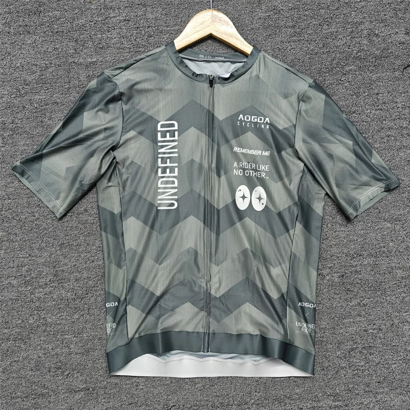 Aogda Cycling Jersey for Men, Slim Fit MTB Road Bicycle Shirt, Pro Team, High Quality Short Sleeve Bike Clothes,Cycling Clothing