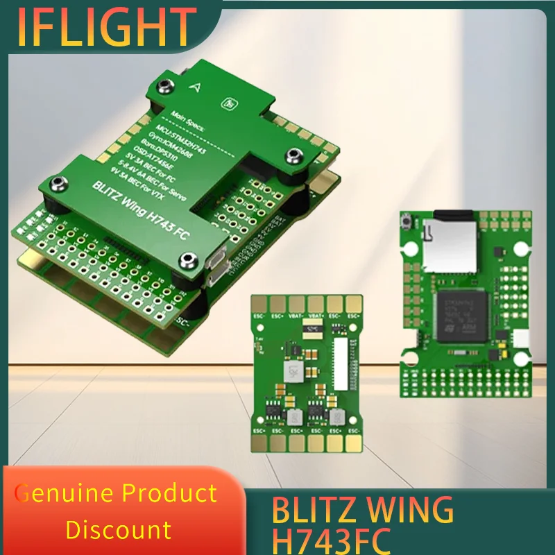 

iFlight BLITZ Wing H743 Flight Controller ICM42688P For FPV Racing Drone Quadcopter Part