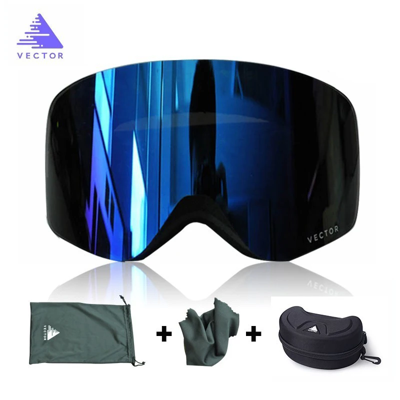 VectorSki Goggles Snow Glasses Men Skibrille Anti-fog Coatings Skateboard Snowboard Skiing Women Sunglasses Outdoor Winter Sport