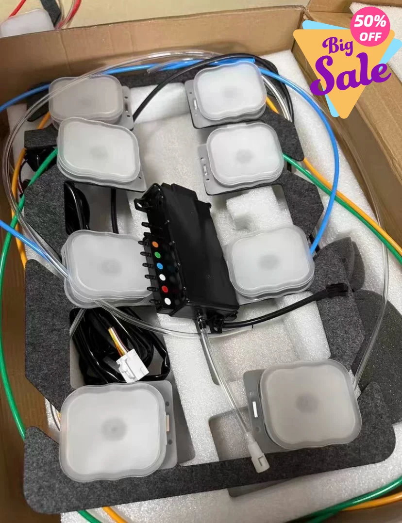 Wholesale car seat 8-point pneumatic massage lumbar support integrated TPU airbag 12V rear modification accessories