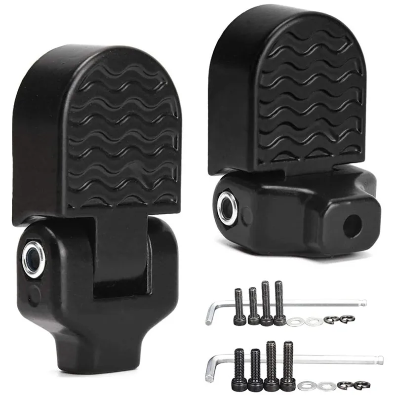 

1 пара задних педалей для мини-велосипеда, складная подставка для ног из алюминиевого сплава, велосипедные колышки, нескользящая педаль, задняя педаль, быстросъемные педали