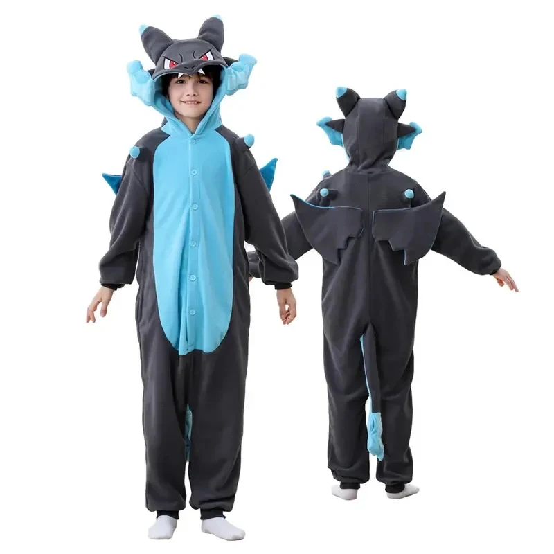 Costume de cosplay Dragon Anime Israël pour garçons et filles, pyjama pour enfants, tenue de festival, fête d'Halloween, Charizard Kigurumis ⭐️ ❤️ ⭐️