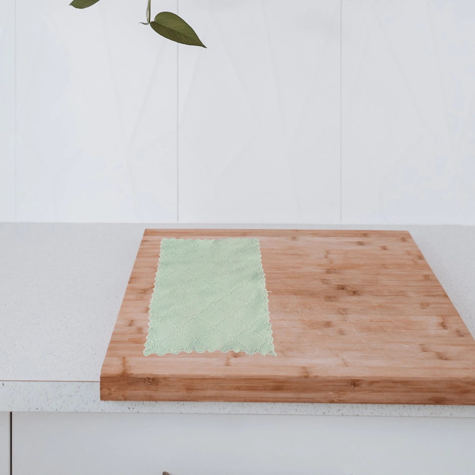 

20Pcs Absorbent Kitchen Towels White Microfiber Cleaning Cloths Double-Sided Dish Rags Supple Skin-Friendly Kitchen Towels