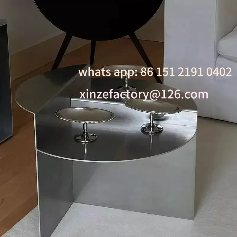 

Customizable Luxury Coffee Tables for Living Room Big Size Side Table Nordic Decoration Items Accessories Home Furniture Round D