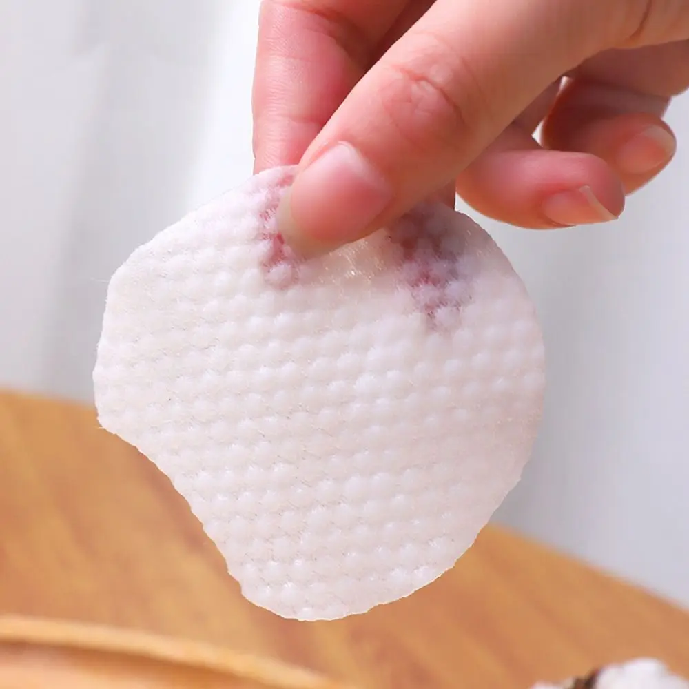 1200 ชิ้น Soft Makeup Remover Pads ทิ้งยืดแผ่นทําความสะอาดผิวหน้า Missing Corner Design ความยืดหยุ่น