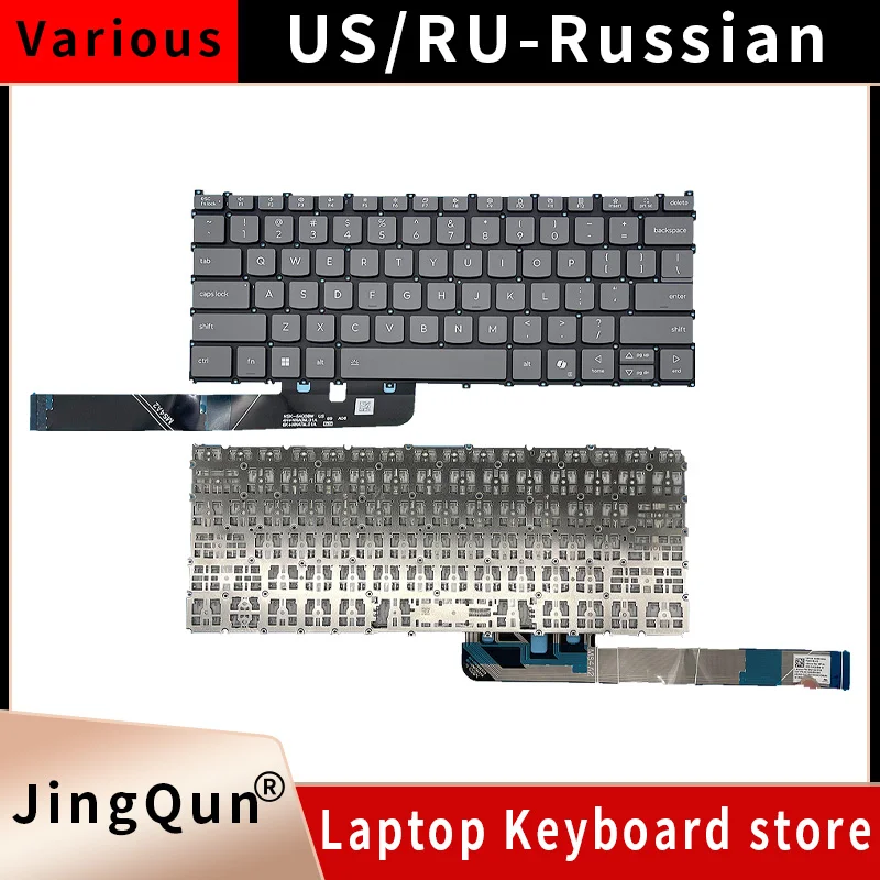 Laptop Keyboard For Lenovo For Ideapad Slim 3 14IRH10 14IRH10R 14IRU10 14ARP10 14AHP10 English US With Backlit Gray New