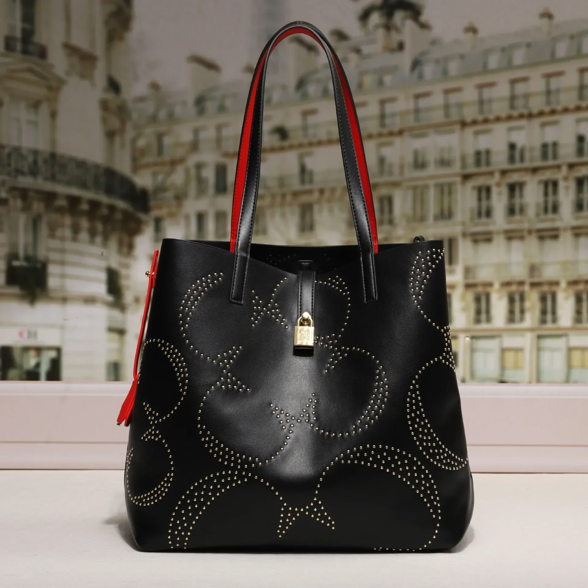 

2025 Elegant Classic Luxury Handbag Crossbody Bag For Women With Large Capacity Solid Color And Paris Design