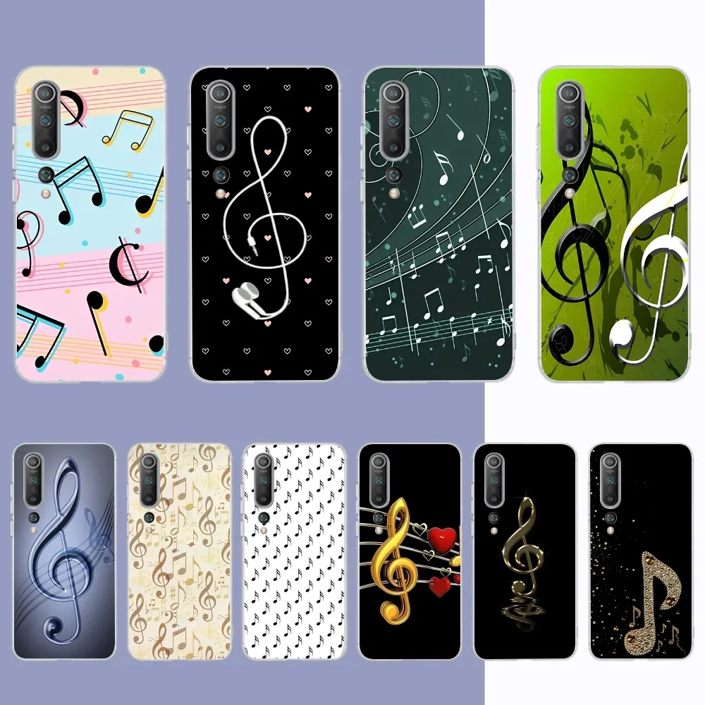 old musical note Phone Case for Samsung S21 A10 for Redmi Note 7 9 for Huawei P30Pro Honor 8X 10i Cover