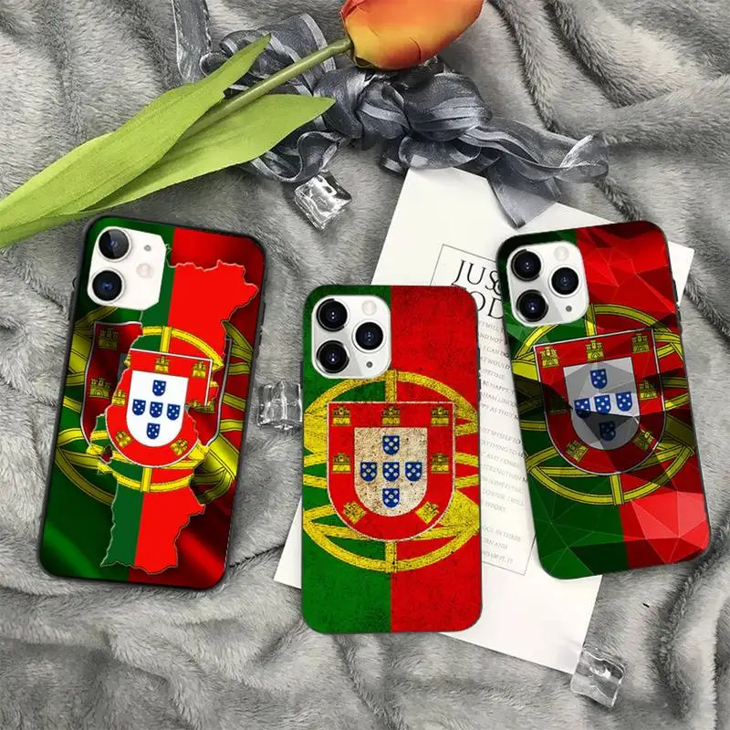 Portugal Flag Phone Case For iphone 11 13 12 14 x xs xr pro max mini plus boys girls cover