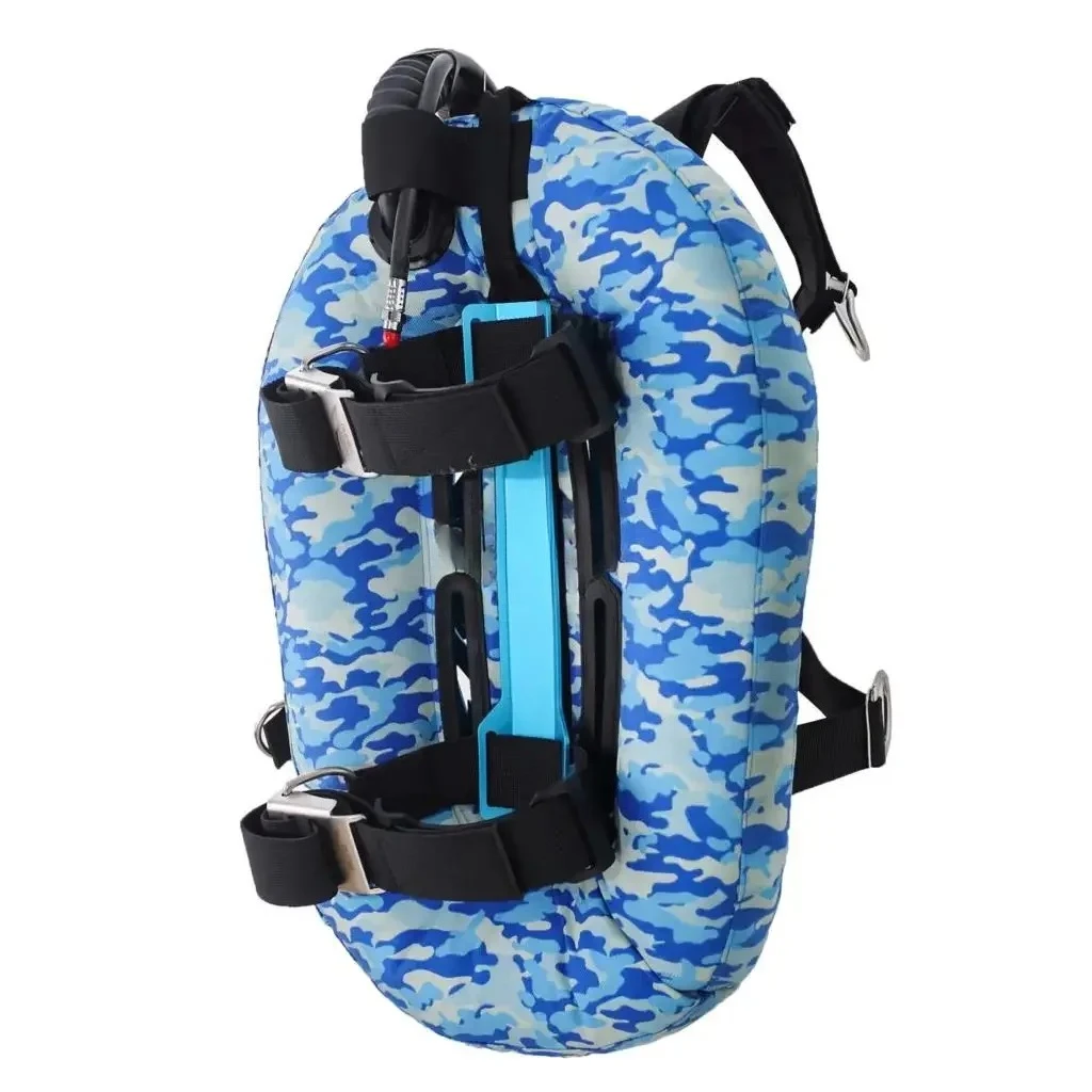 

30 фунтов для подводного плавания BCD для путешествий, обратное крепление, пончик, крыло с одноцилиндровым ремнем STA, компенсаторы плавучести, камуфляж