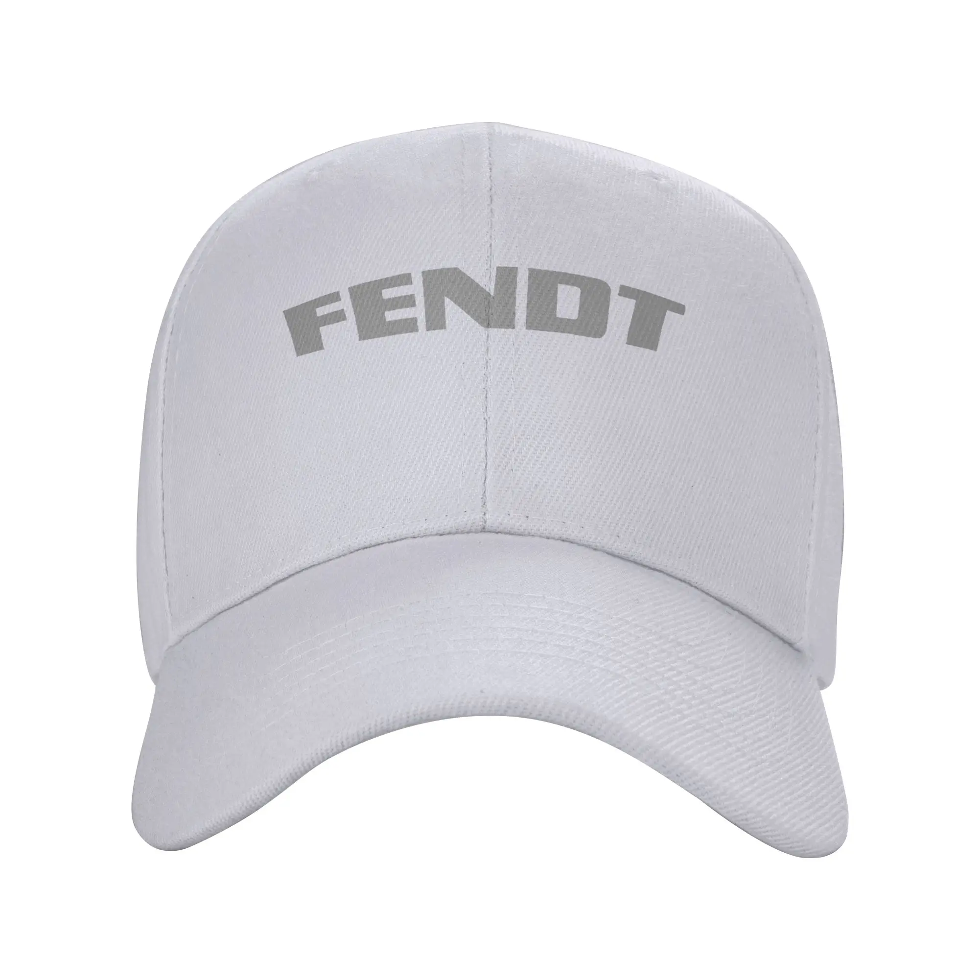 Fendt Logo Curved Brim Baseball Cap Maintains Shape After Long Wear Men's Summer Cap