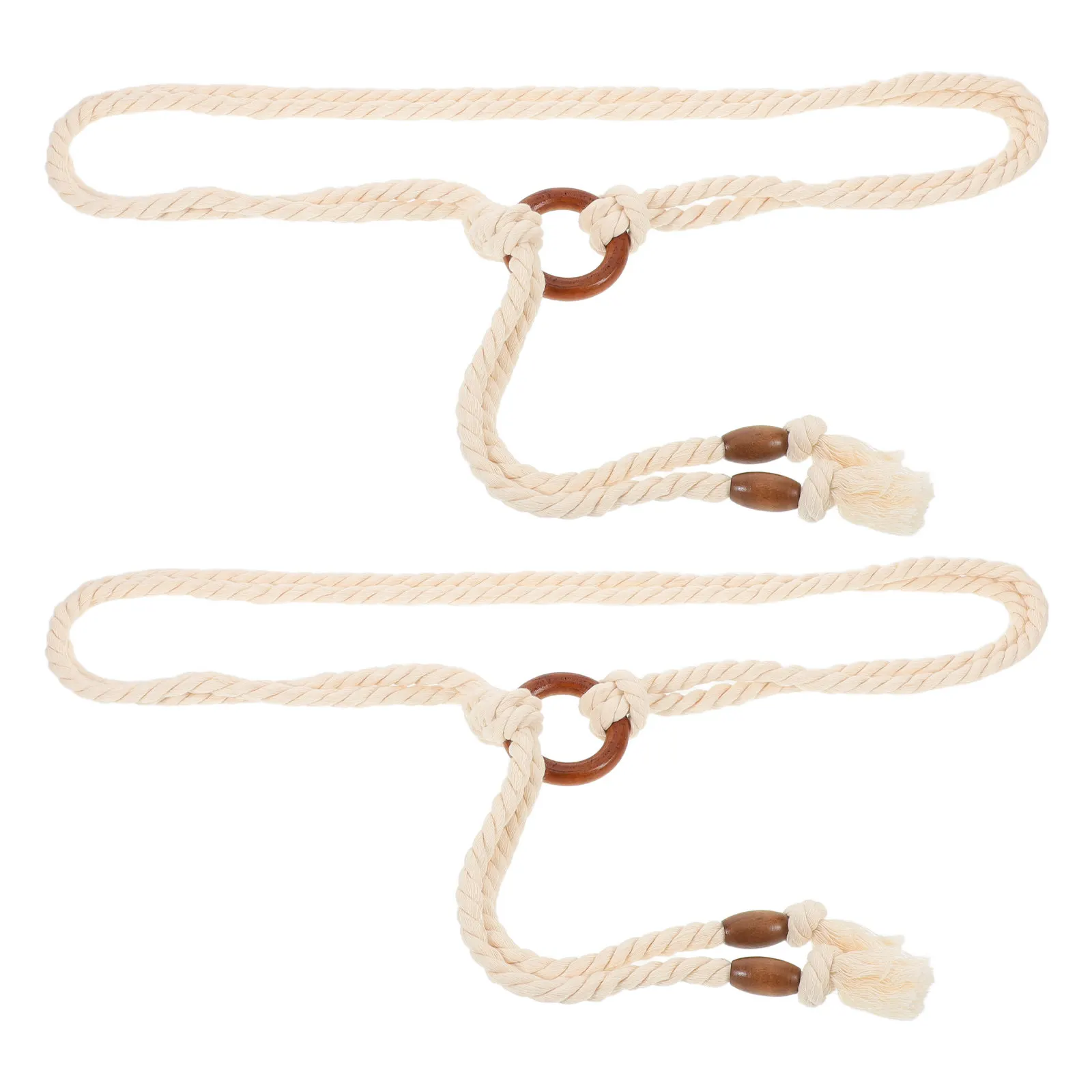 

2 шт. плетеных хлопковых поясов с кисточками, регулируемый веревочный пояс в средневековом стиле, ренессанс, бохо, с бахромой, для платьев