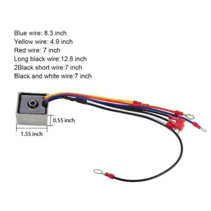 منظم جهد عربة الجولف يناسب نادي السيارات السابقة الغاز 2008-up الناقل 4 + 6 ث/مفتاح البداية، استبدال OEM # 102803401/8412 #4