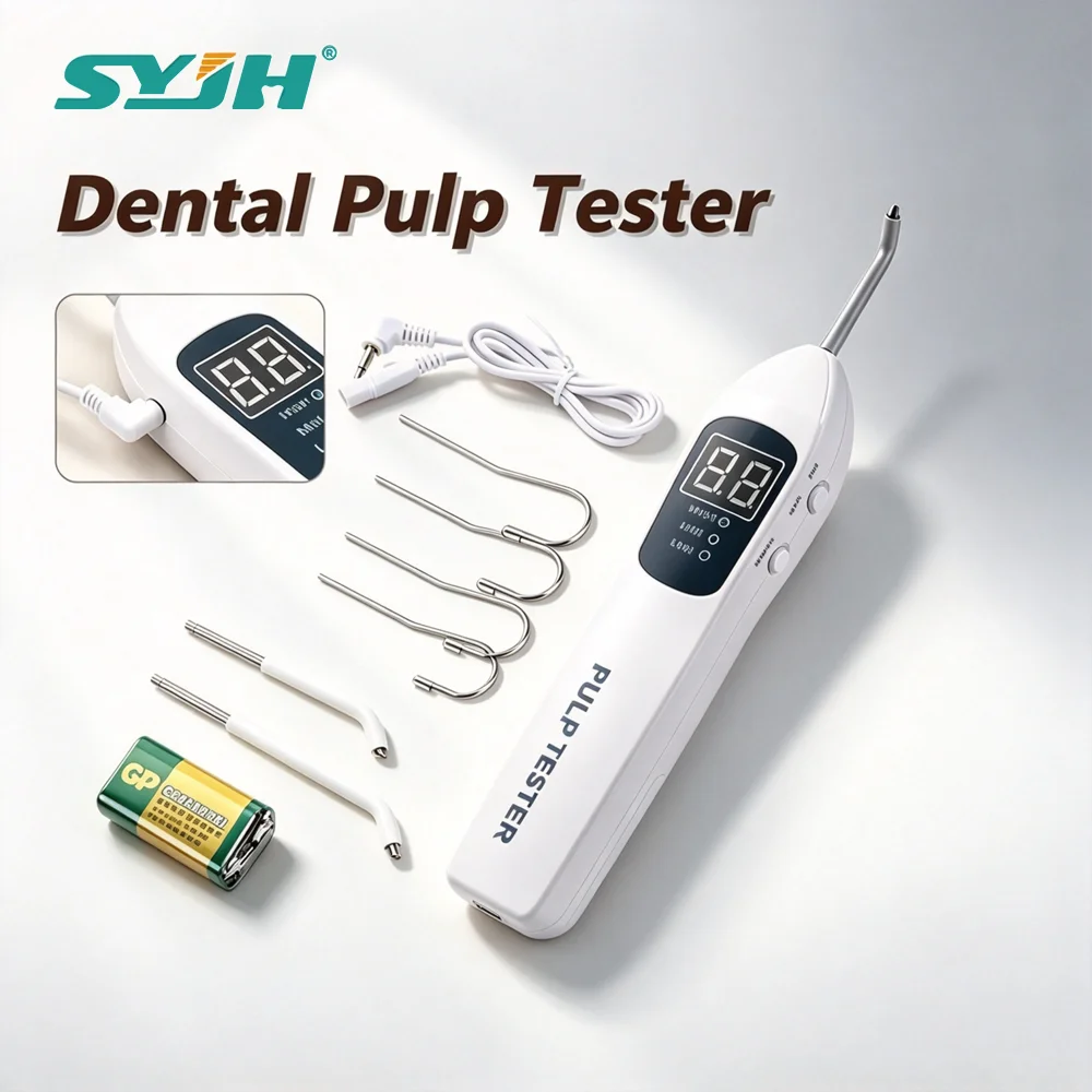 SYJH Dental Vitality Tester Endodontic Pulp Tester C-PULSE Tooth Nerve State Tester for Intraoral Root Canal Cavity Examination