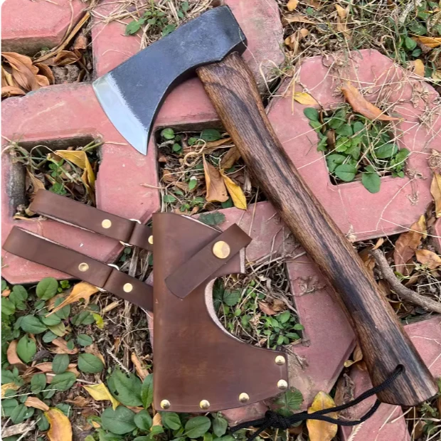 Manganese Steel Forged Niman Axe Qinggang Wood Handle - Convenient Outdoor Emergency Household Firewood Chopping Tool