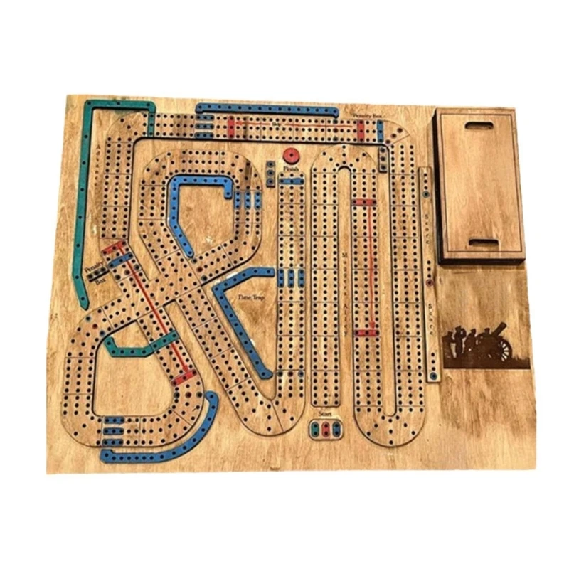 Classical Cribbage War Board Game Strategic Board Gameset for Family Party