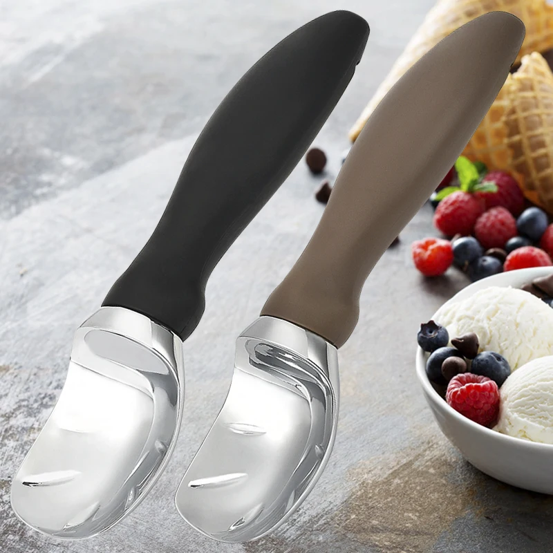 Dondurma kepçe yığınları yaratıcı mutfak Gadget çinko alaşım kazma topu kaşık dondurulmuş sert Gelato tatlı ev restoran