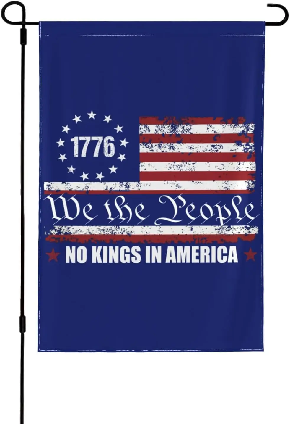 Bandera de Jardín Política de 12x18 Pulgadas, Sin Rey en América, Somos los Pueblos, Doble Cara, Anti-Republicana, FK 47, Bandera de Patio, Bandera de Casa (N YYX