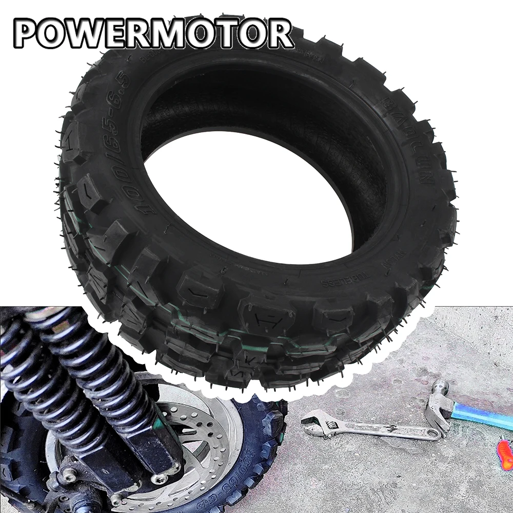 100/65‑6.5 90/65‑6.5 Electric Scooter Tire Tyre Replacement Anti Skid Off Road Thickened Rubber Vacuum Tire for Snowfield Bike