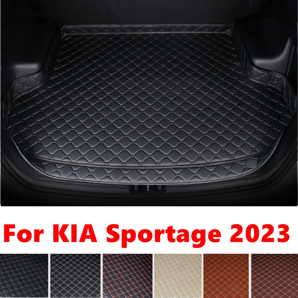 High Side Car trunk mat for KIA Sportage 2023 Tail Boot Tray luggage Pad Protect Cover Rear Cargo Liner Interior Accessories