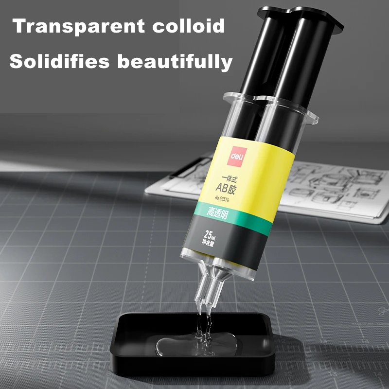 ديلي 53574 25 مللي راتنجات الايبوكسي AB الغراء الذاتي مزيج سوبر السائل لاصق للزجاج معدن المطاط مقاوم للماء علاج قوي للصياغة #2