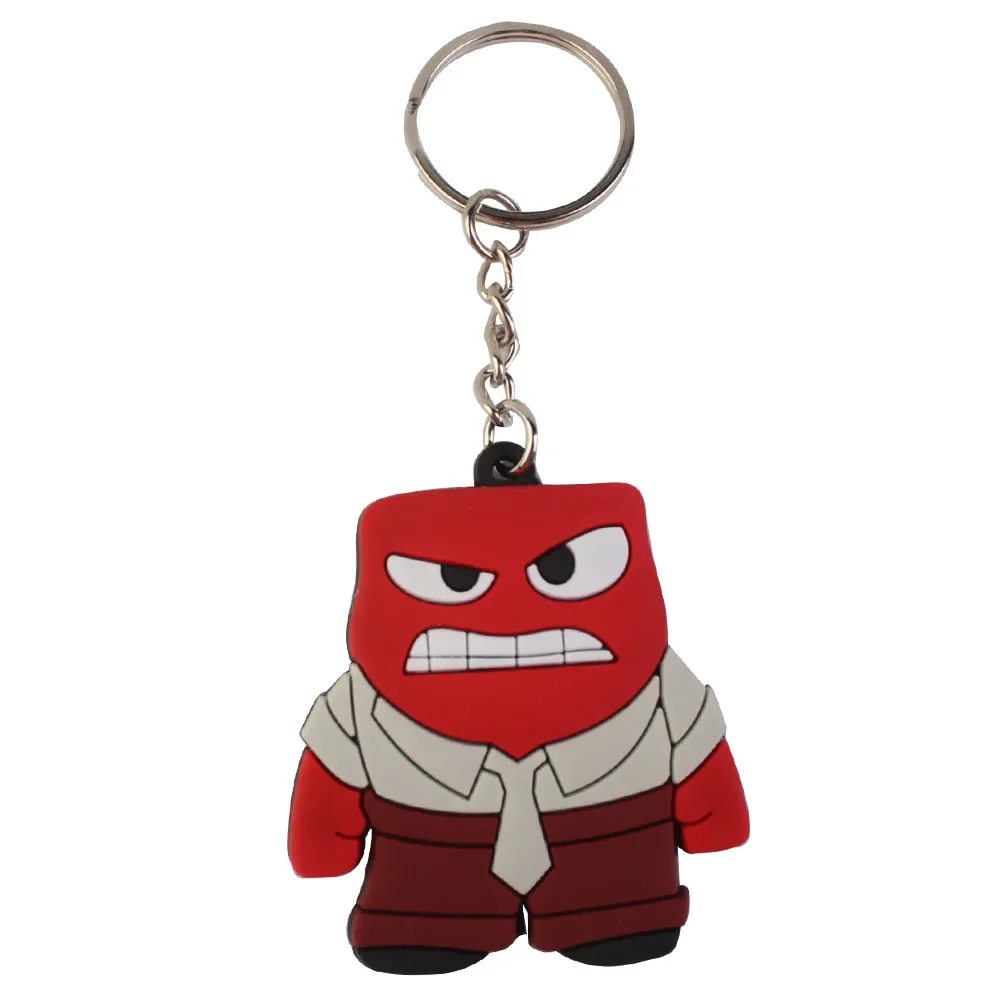 INSIDE OUT Acrylic cartoon key chains, decorations, school bags, pen cases, car keys, children\'s gifts