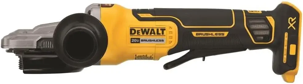 DEWALT 20V MAX* XR Angle Grinder with Brake, 5-Inch, Flathead Paddle Switch, Tool Only (DCG413FB)