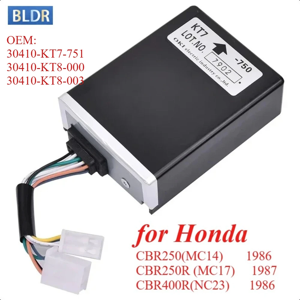 

Motor Bike Digital Ignition ECU CDI Igniter Unit 30410-KT7-751 for Honda CBR250 MC14 1986 CBR250R MC17 1987 CBR400R NC23 1986