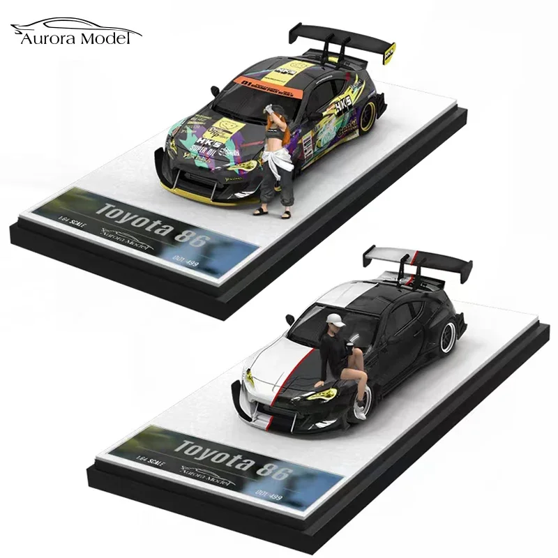 Aurora 1:64 modello di auto GT86 collezione di veicoli sportivi pressofuso in lega