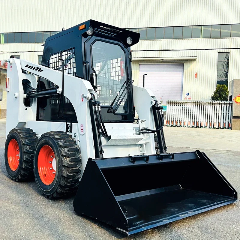 Hydraulic Mini Wheel Loader Skid Steer Loader with 1000KGS Loading Capacity