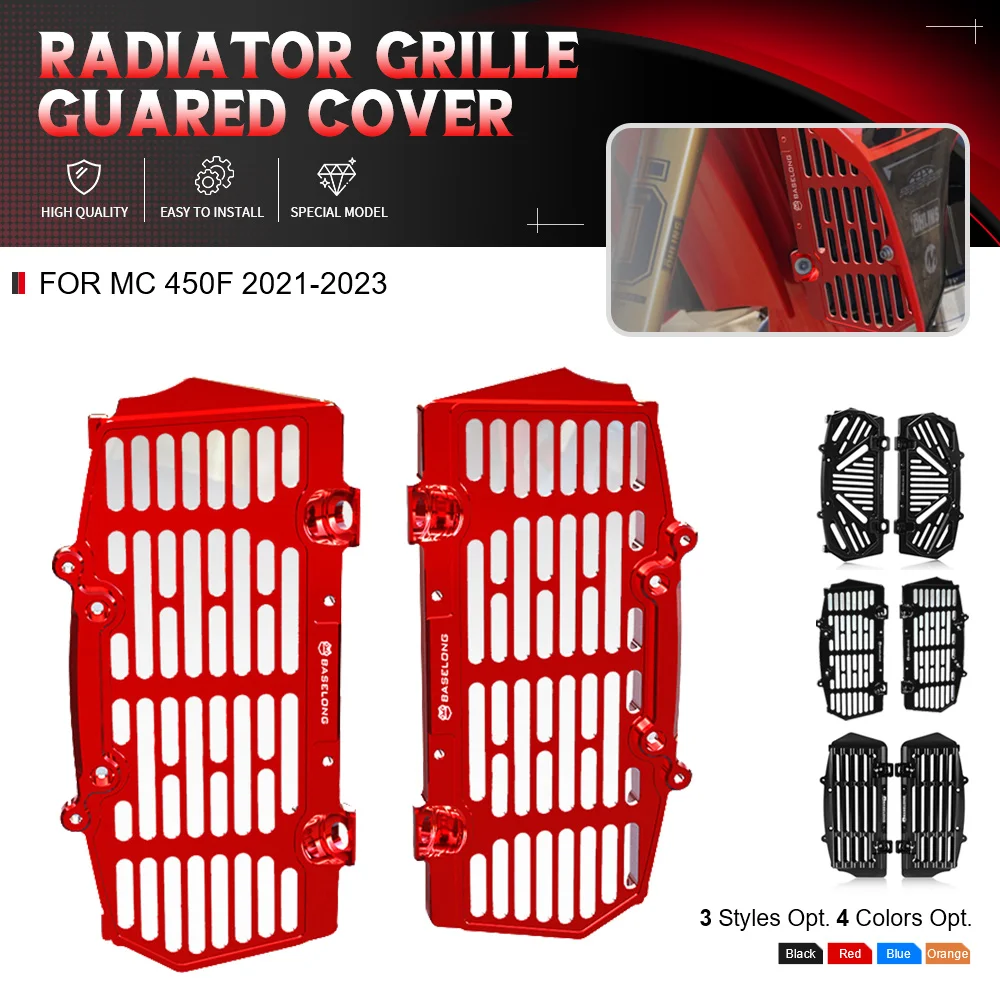 

FOR GASGAS MC 450F 2021-2022-2023 MC450F Motorcycle Accessories Radiator Grille Mesh Cover Shield Engine Cooler Protective Guard