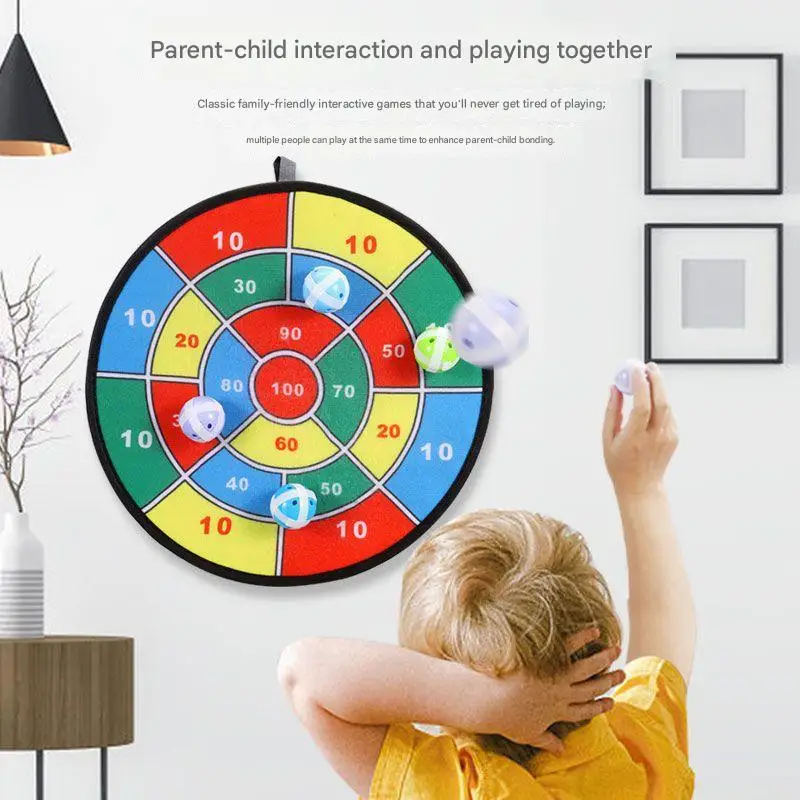 끈끈이 공 다트판 가족 인터랙티브 게임 교육용 산수 실내/실외 스포츠 장난감 선물
