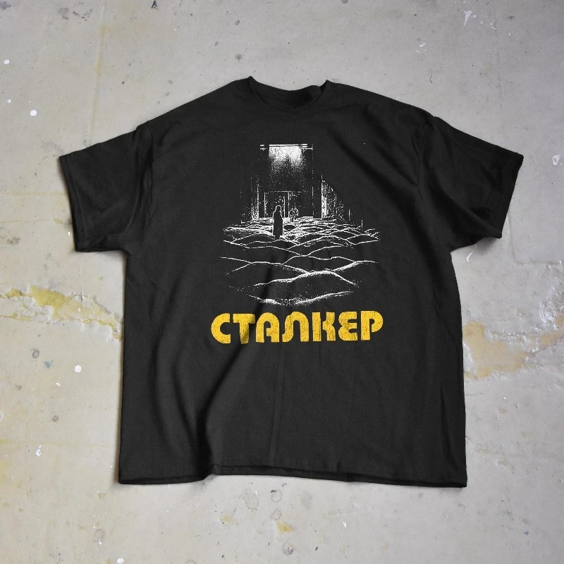 Camiseta Stalker - Camiseta de verano unisex de algodón holgada y transpirable con diseño del film culto de Andrei Tarkovsky