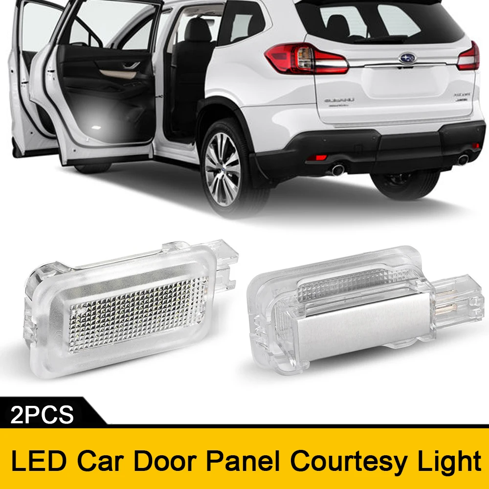 6000K No Error LED Car Door Panel Courtesy Light Interior Lamps For Subaru Ascent Forester Legacy Outback BRZ Tribeca XV